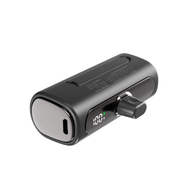 Yua PocketCharge: Colorful 5000mAh Mini Power Bank with Phone Holder